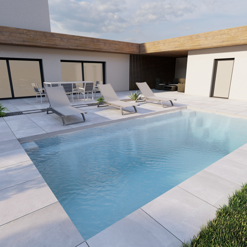 Alliance Piscines PISCINE LA ROCHE SUR YON Angelite 6 3D 6