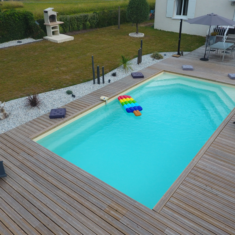 Alliance Piscines PISCINE LA ROCHE SUR YON Celestine 8S Beige CS1 7