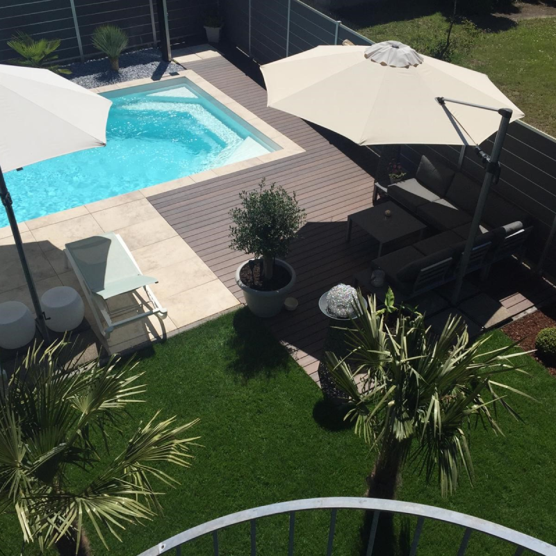 Alliance Piscines PISCINE LA ROCHE SUR YON Celestine 8S Blanche CS3 6