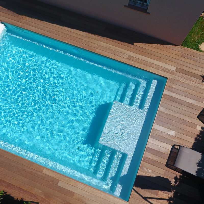 Alliance Piscines PISCINE LA ROCHE SUR YON Galaxite 6.6 Grise CoverIn G1 3