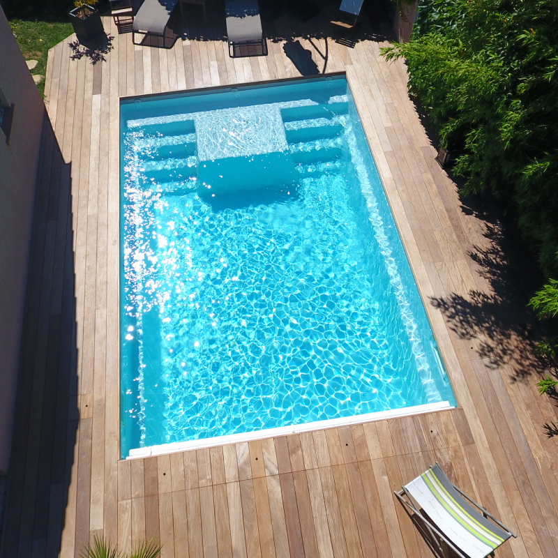 Alliance Piscines PISCINE LA ROCHE SUR YON Galaxite 6.6 Grise CoverIn G1 4