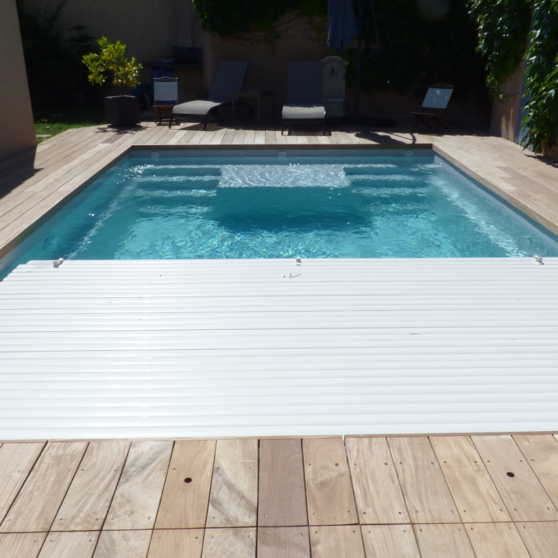 Alliance Piscines PISCINE LA ROCHE SUR YON Galaxite 6.6 Grise CoverIn G1 8