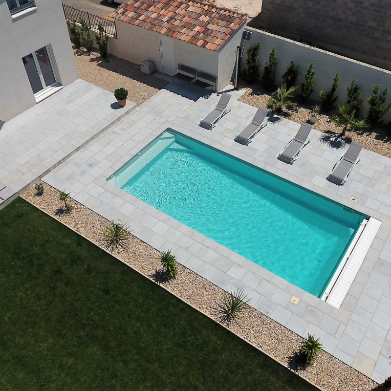 Alliance Piscines PISCINE LA ROCHE SUR YON Kryptonite 9C Grise CoverIn KC5 3