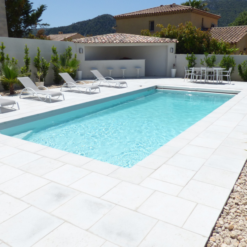 Alliance Piscines PISCINE LA ROCHE SUR YON Kryptonite 9C Grise CoverIn KC5 8